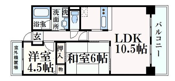 王子公園駅 徒歩10分 4階の物件間取画像